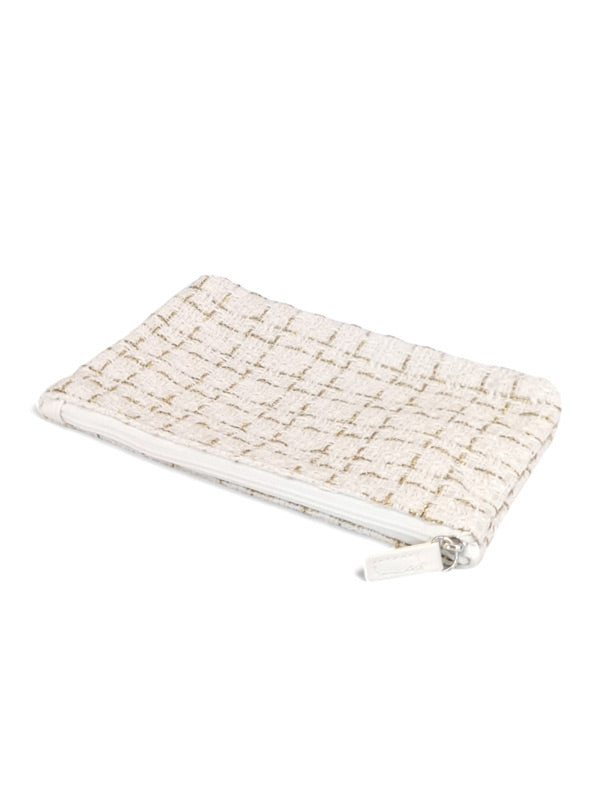 Cosmetic Bag - White ±15.5×20.5×1 cm