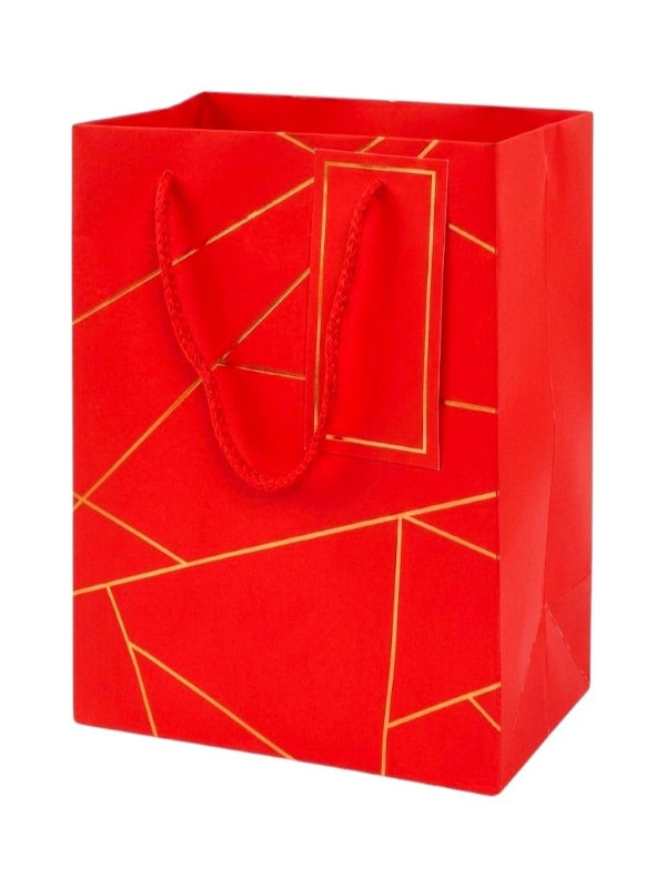 GIFT BAG - RED - ±23×18×10 Cm