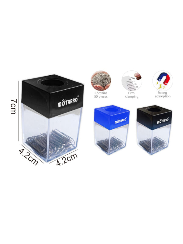 Motarro Paper Clips - Black, 50-Piece