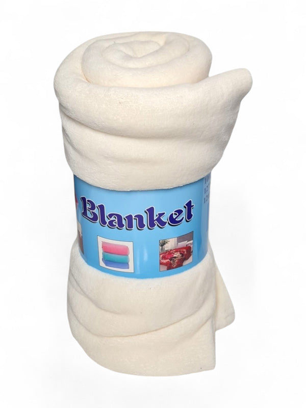 Blanket Coral Fleece ±150×200 cm Off White