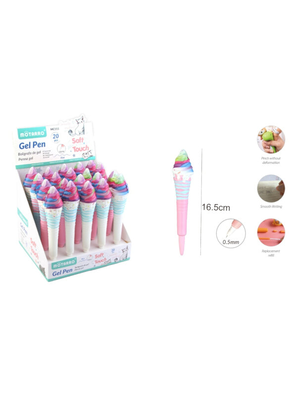 Motarro Gel Pen - Ice Cream, 0.5 mm