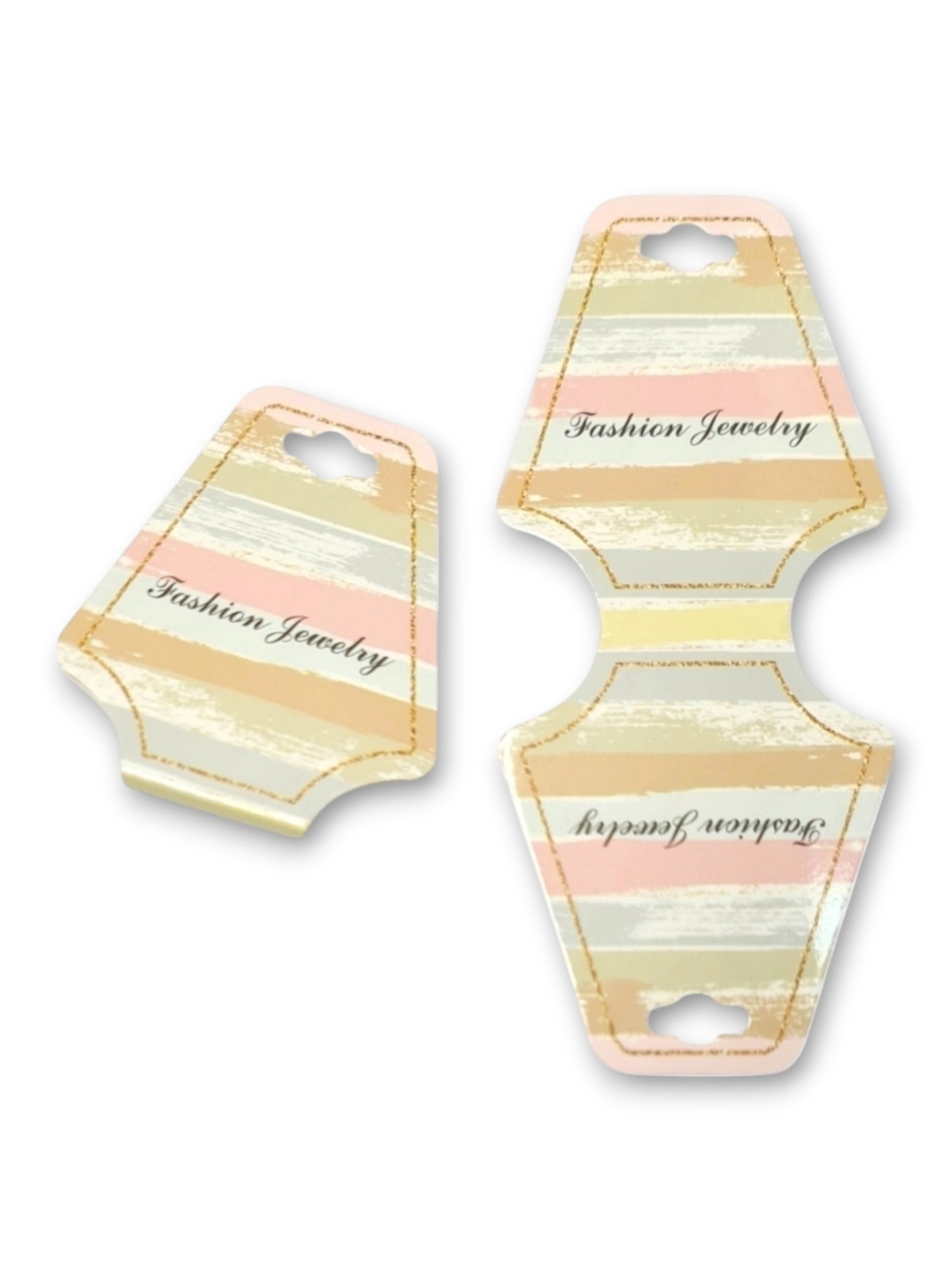 Jewellery Display Tags - Necklace, Multi Colour, ±6.5×14.5 cm ±100-Piece