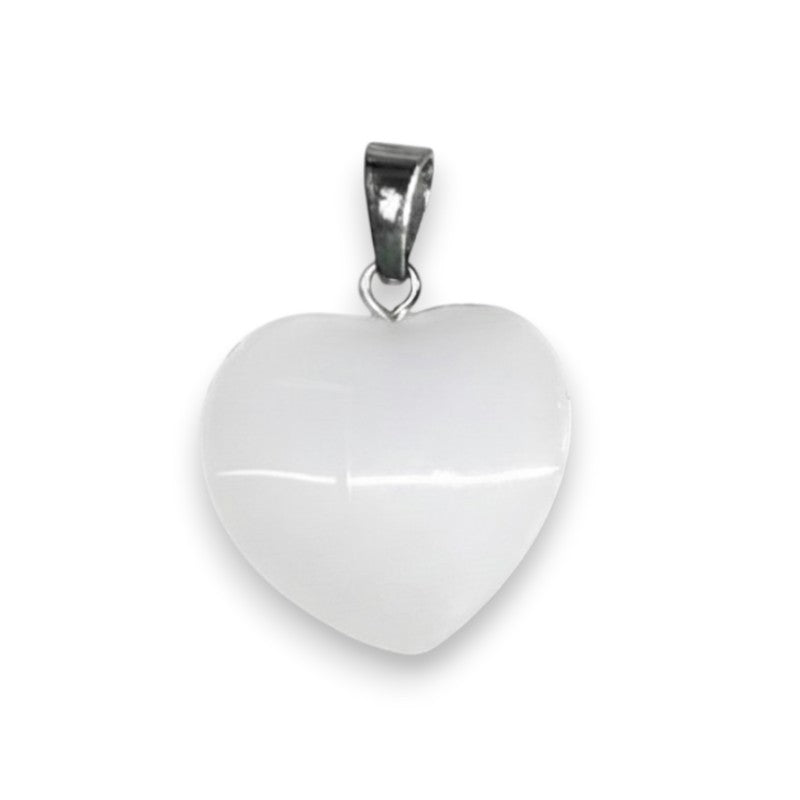 Synthetic STONE - HEART - WHITE - 20 Mm