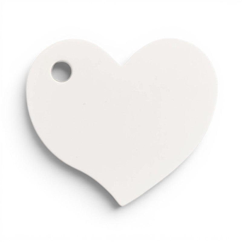 PAPER TAGS 4.5 Cm HEART + - 100-Piece