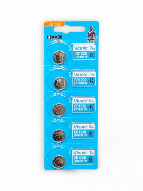 Vinnic Lithium 3V Cell Battery - Equivalent For Ecr1213, Size 12.5x1.6 mm
