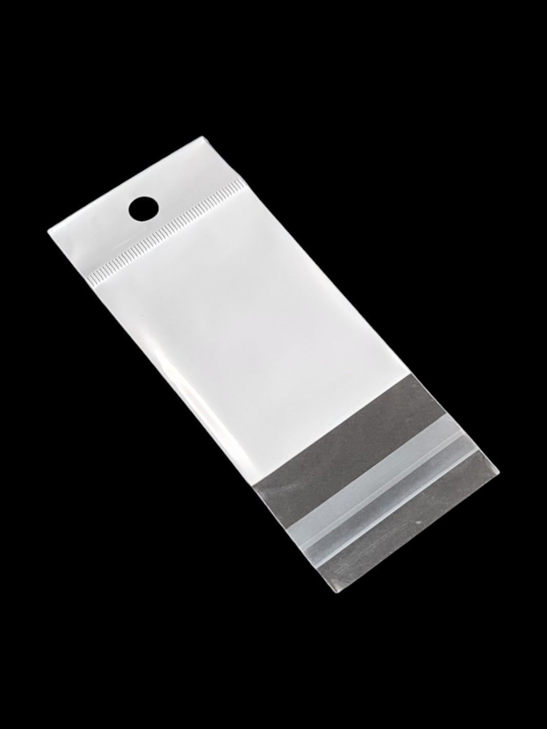 PVC BAG - WHITE ±5×12 Cm - Thickness 40 Microns ±100-Piece