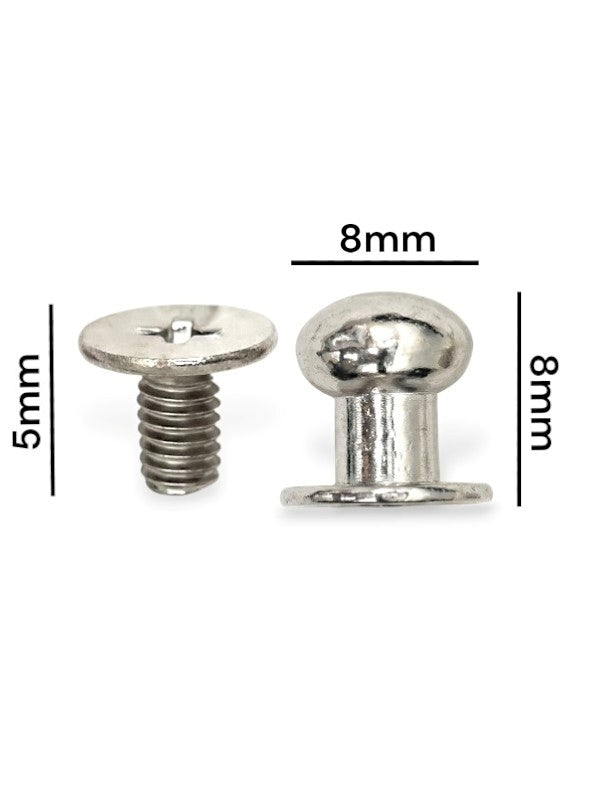 Binding Post - Silver - 8 mm - - ±30 Sets