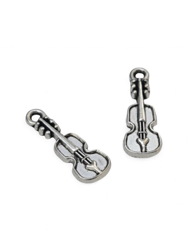Metal Charm - Violin ±20×6 mm ±50-Piece