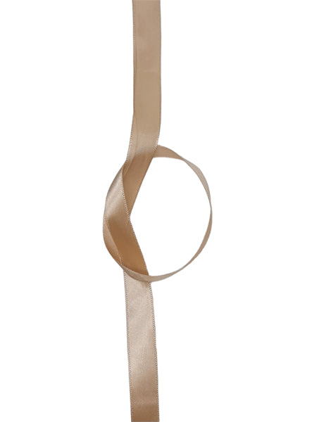 Satin Ribbon - 9 mm Nude