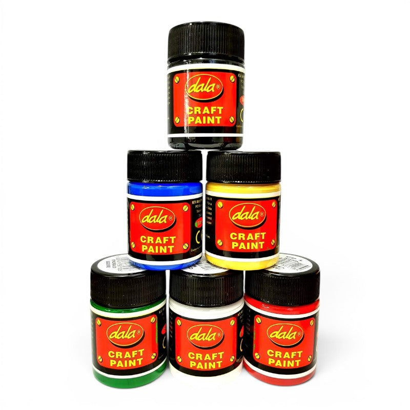 Craft Paint Set - 6 x 50 ml