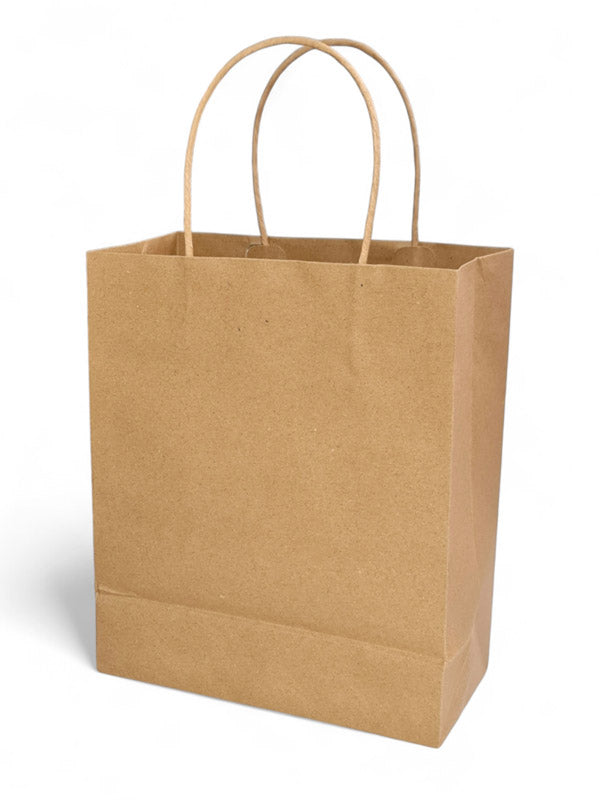 Paper Shopper Bag - Natural ±25×20×10 cm