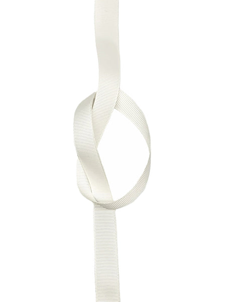 Petersham Ribbon - 6 mm Off White