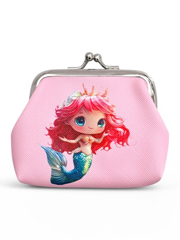 PURSE - PINK - Mermaid - ±7.5×9.5×2 Cm