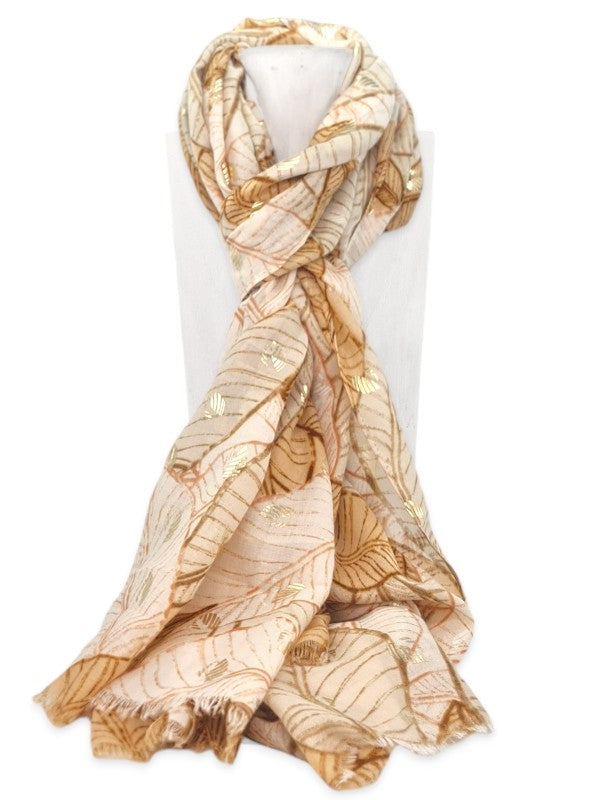 Scarf - Beige, 188×89 cm