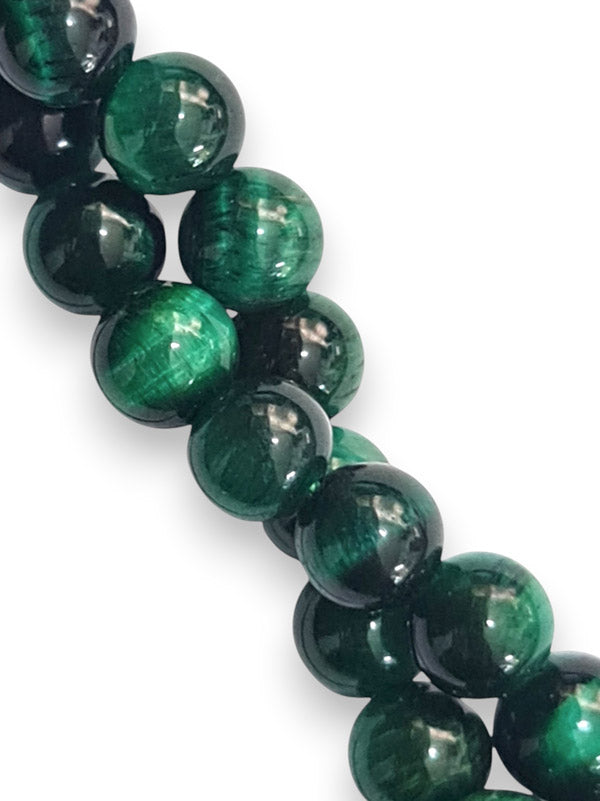 Semi - Precious Stone Beads - Tiger Eye, 6 mm, ±65-Piece
