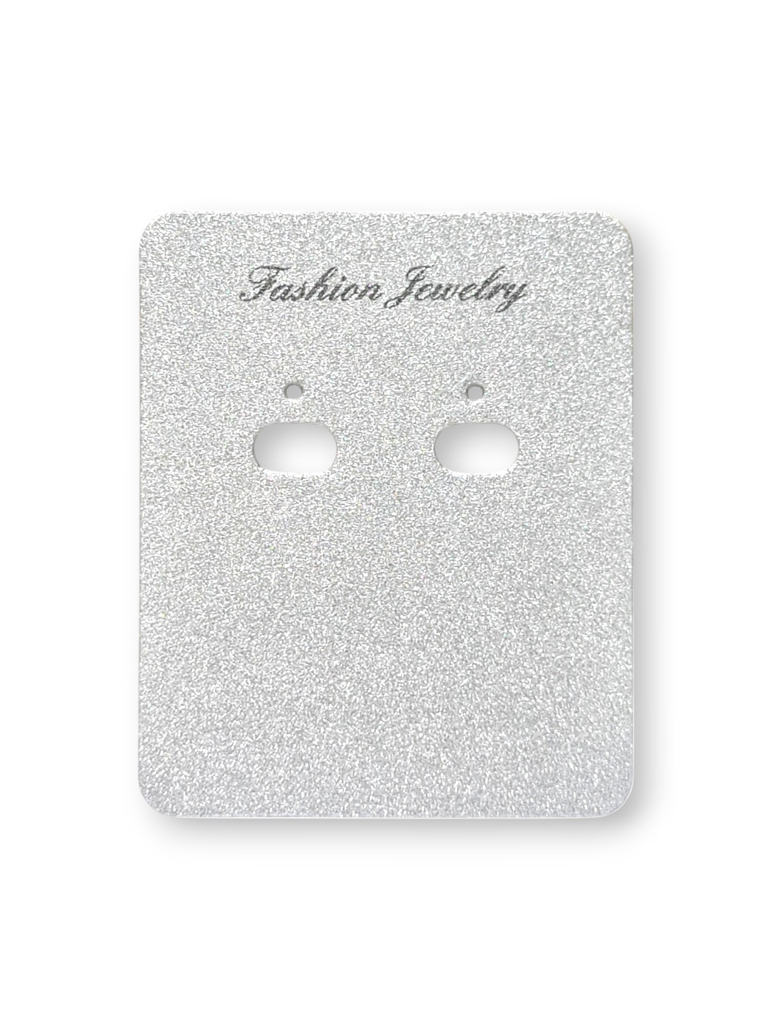 Jewellery Display Tags - Earrings, Silver, ±6×7.5 cm ±100-Piece