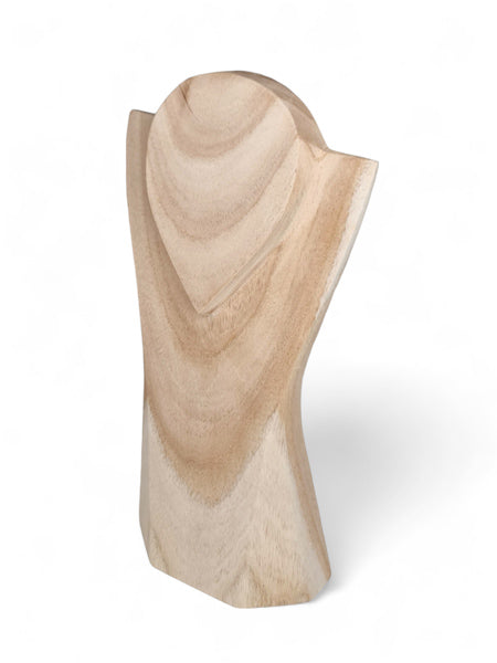 Necklace STAND WOOD Teardrop - Natural