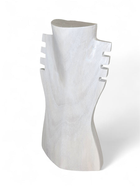MULTI Necklace STAND WOOD - WHITE