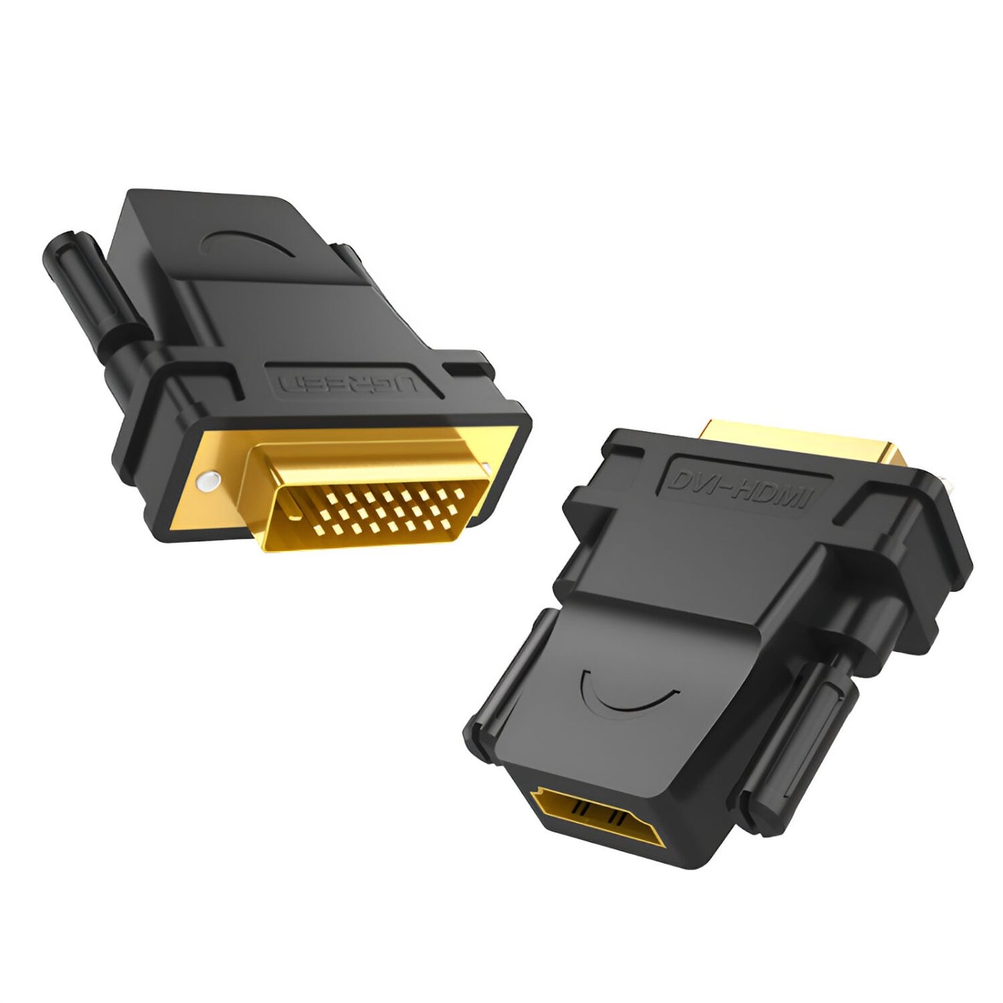 Ugreen 20124-20124 DVI (24+1) Male to HDMI Female Adapter - Black - alternate product view 2