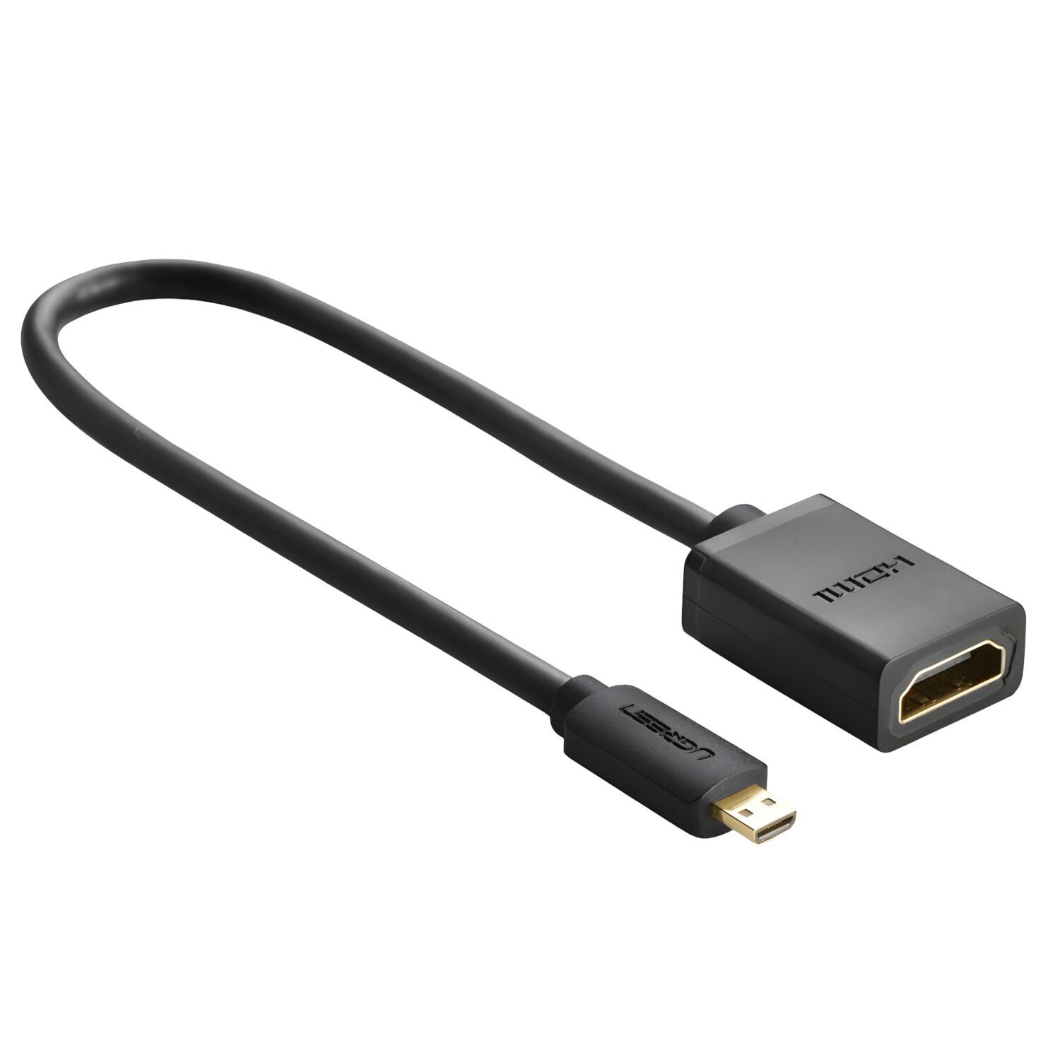 Ugreen 20134-20134 Micro HDMI Male to HDMI Female Adapter - Black - alternate product view 3