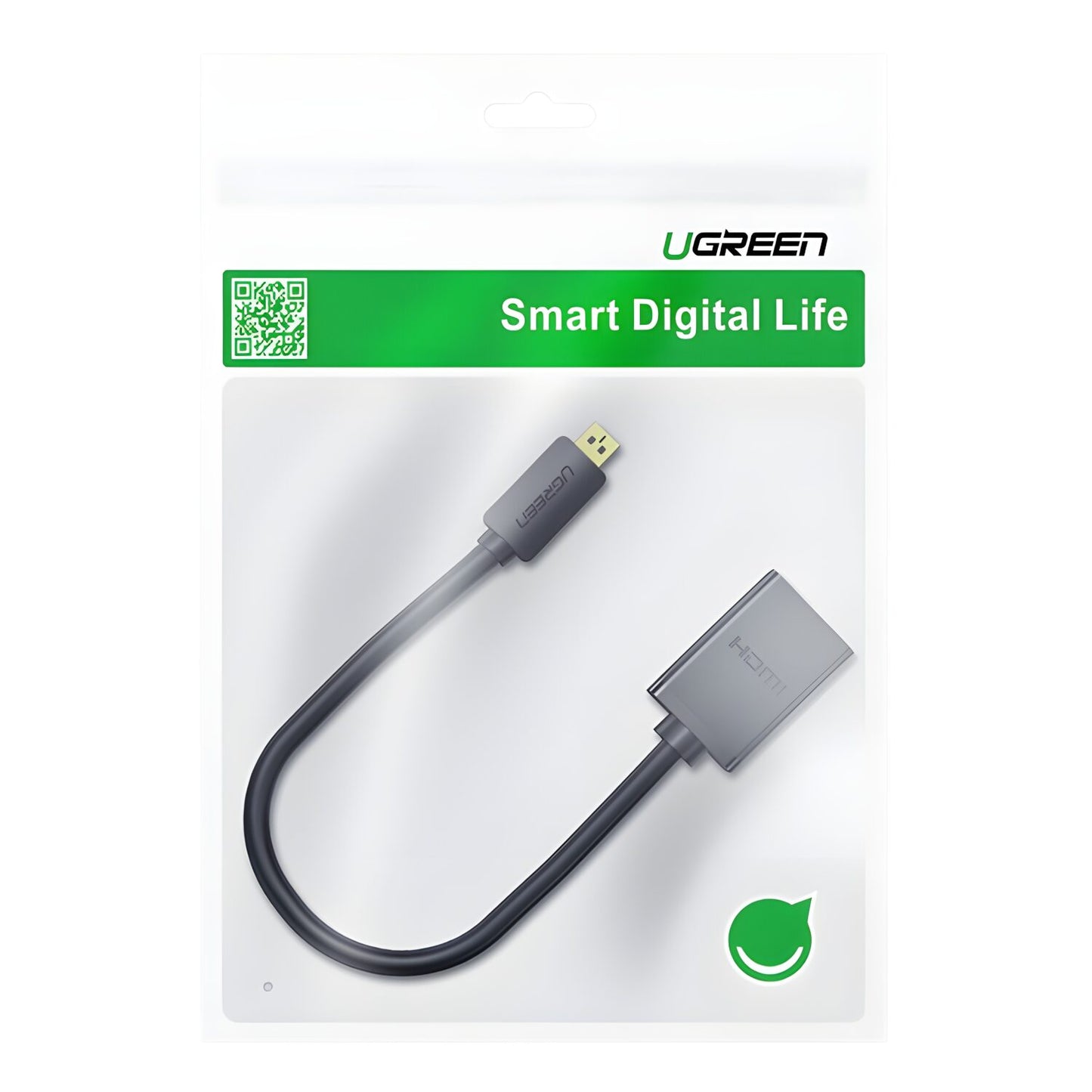 Ugreen 20134-20134 Micro HDMI Male to HDMI Female Adapter - Black - alternate product view 5