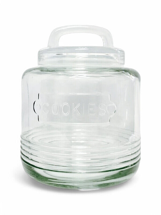 GLASS JAR - Storage Cookie JAR - 4L - ±200×190 Mm