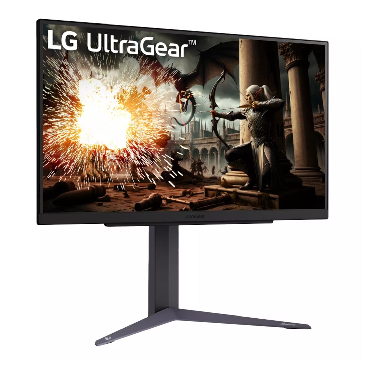 LG UltraGear 27" QHD IPS Gaming 180/18Hz Overclock 1ms - alternate product view 2