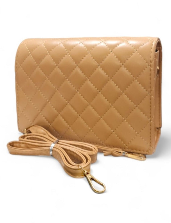 Ladies Bag - Toffee, Strap Included, ±14×21 cm - Image 2