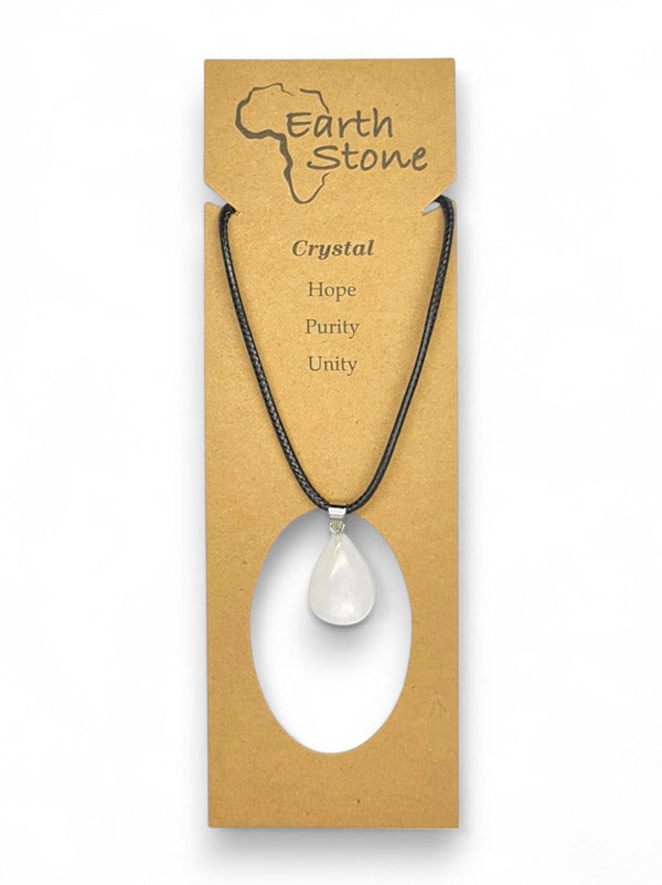 Earth Stone Beads - Teardrop, Crystal - Image 2