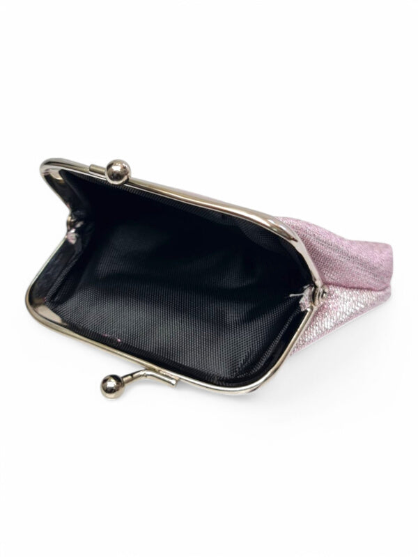 PURSE - PINK Shimmer - ±7.5×9.5×2 Cm - Image 2