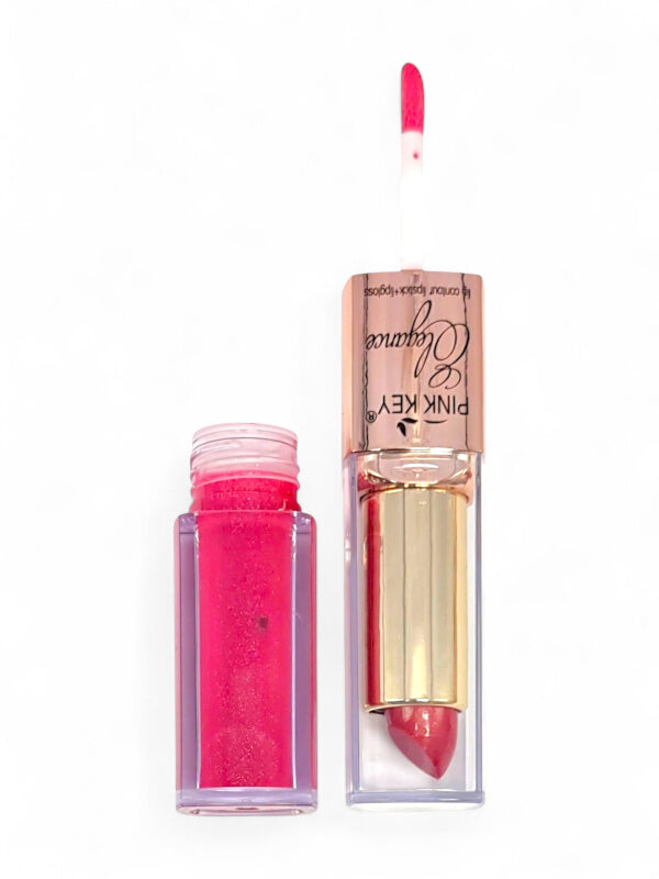 Pink Key Elegance - Lipstick And Lip Gloss - Image 2