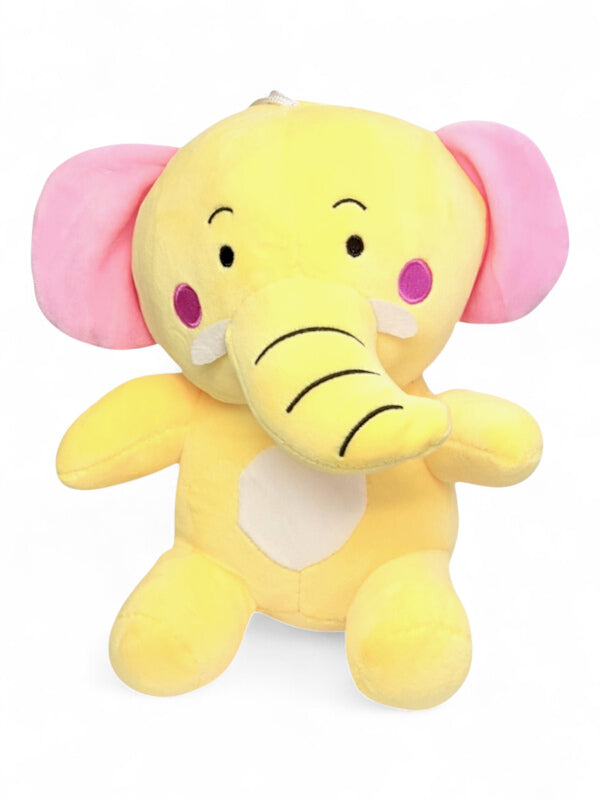 Kids Soft Toy - Yellow, Elephant, ±22×24 cm - Image 2