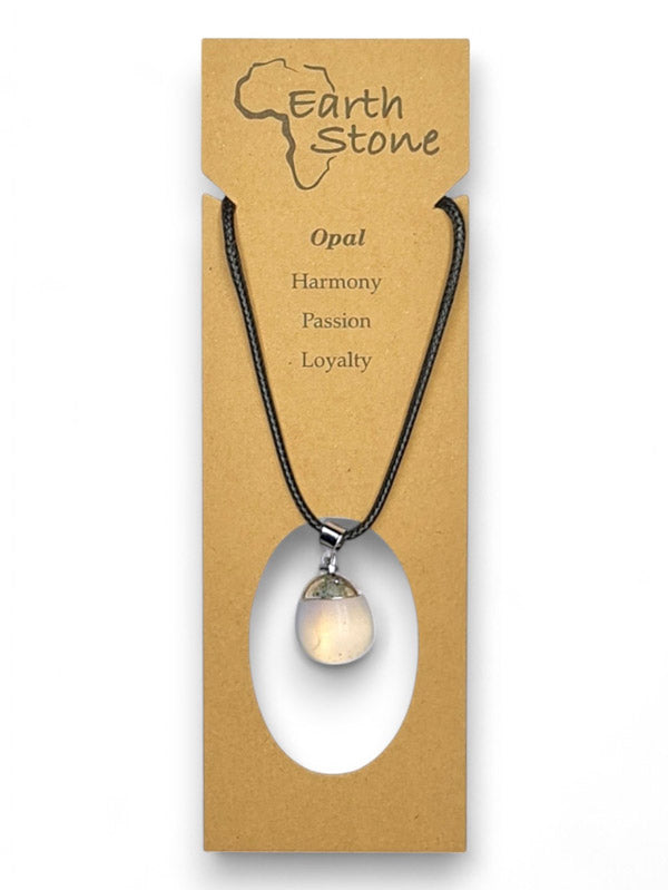 Earth Stone Beads - Capped Stone, Opal - Image 2