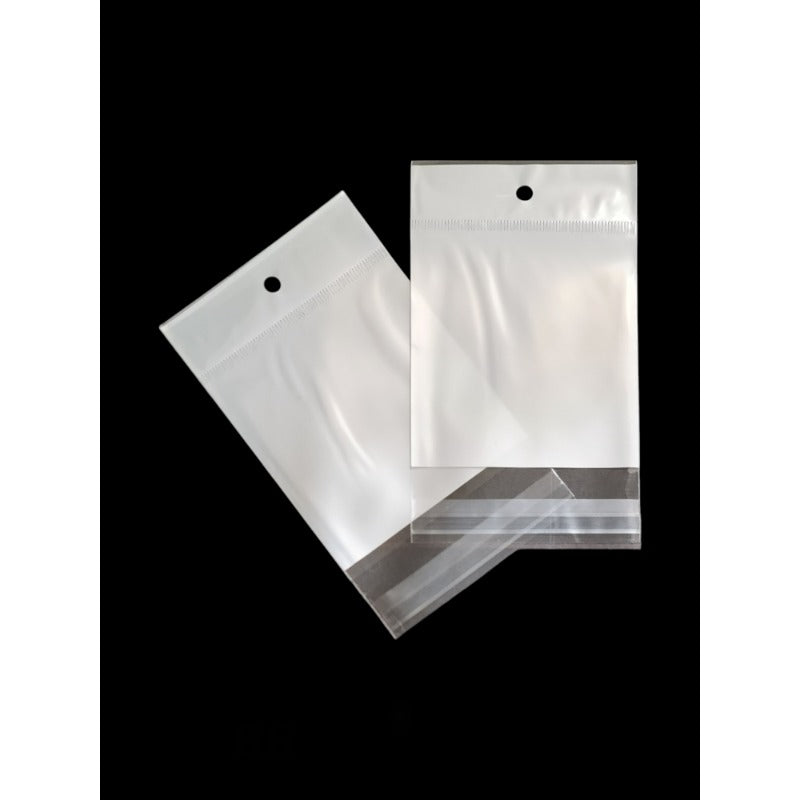PVC BAG - WHITE - ±8×14 Cm - Thickness 40 Microns ±100-Piece - Image 2
