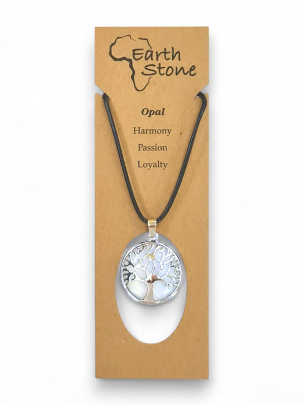 Earth Stone Beads - Tree Of Life, Round, Opal - Image 2