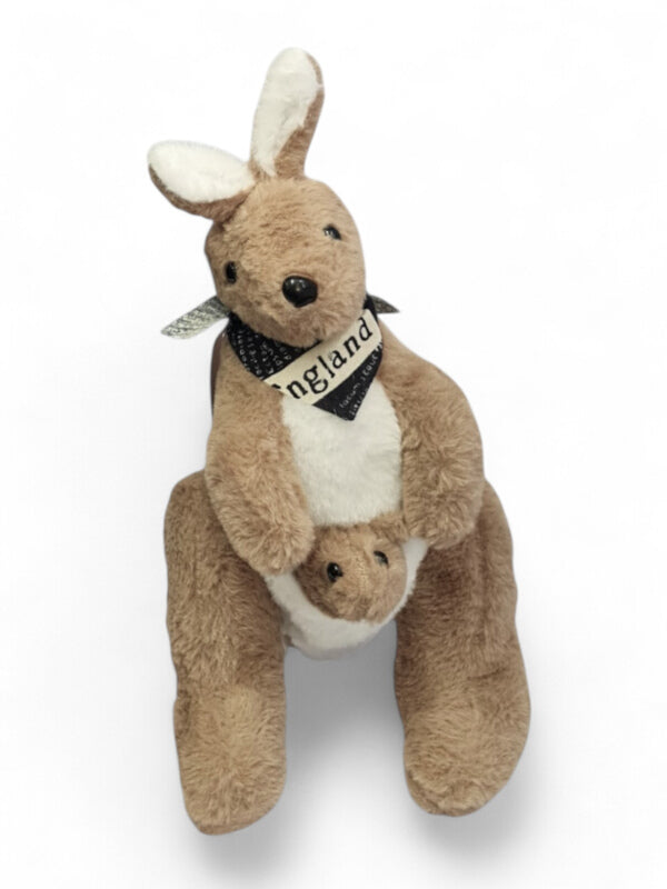 Kids Soft Toy - Light Brown, Kangaroo, ±30×16 cm - Image 2