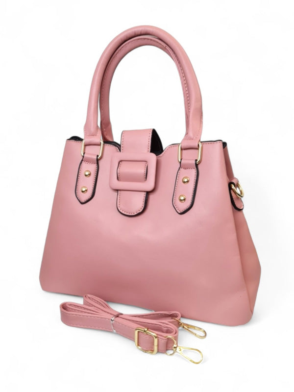 Ladies Bag - Pink, Strap Included, ±21×29 cm - Image 2
