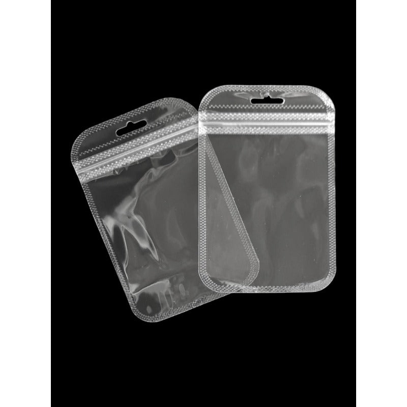 PP CLEAR Ziplock BAG - Transparent - Outside ±8.5×13 Cm - Inside ±7.5×10 Cm - Thickness 60 Microns ±50-Piece - Image 2