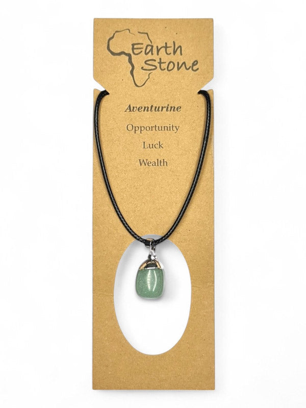Earth Stone Beads - Capped Stone, Aventurine - Image 2