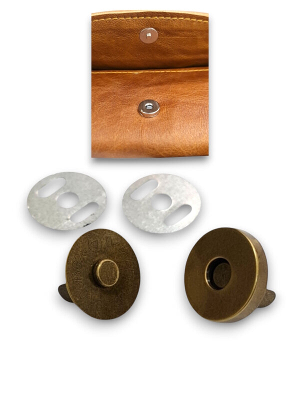 Metal Magnetic Clasp - 18 mm ( Material: Iron ), ±100 Sets - Image 2