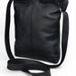 Leather SLING BAG - EXTRA LARGE - BLACK ±28×20×6 Cm - Image 2