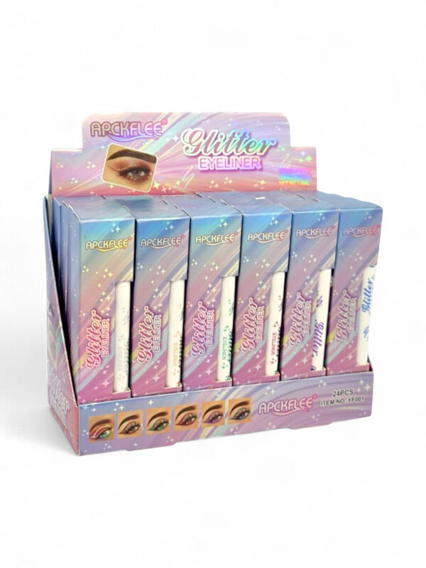 Apckflee - Glitter Eyeliner, Waterproof And Long Lasting, Pink, 1.8 ml - Image 2