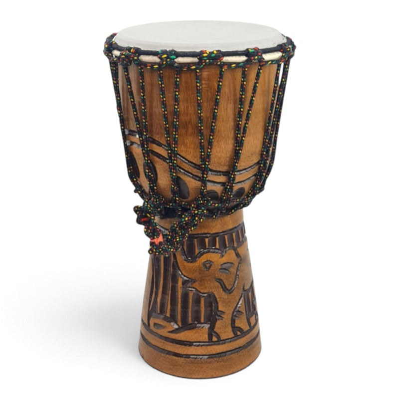 Djembe DRUM - WITH Carvings - 30 CM - Image 2