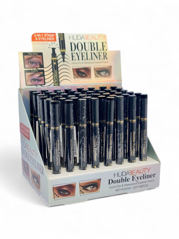 Huda Beauty - Double Eyeliner, Black, Smiley Face - Image 2