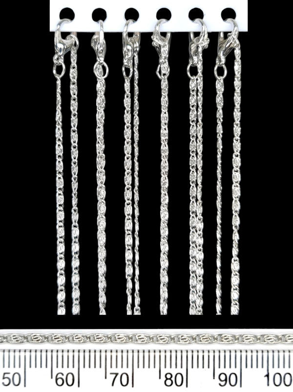 Necklace Chains - Nickel, ±46.5 cm ±12-Piece - Image 2