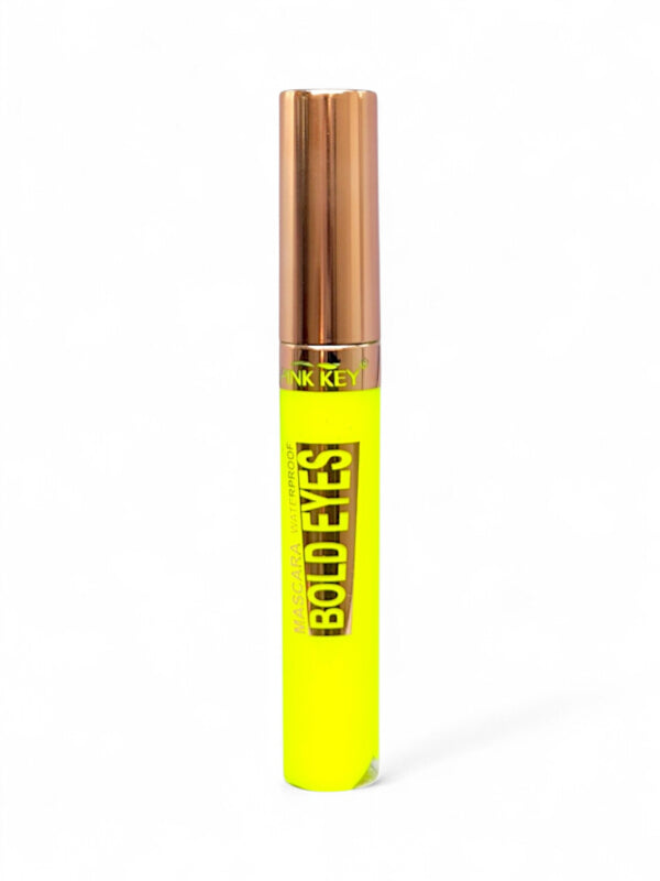 Pink Key - Waterproof Mascara, Classic Bold Eyes, Yellow - Image 2