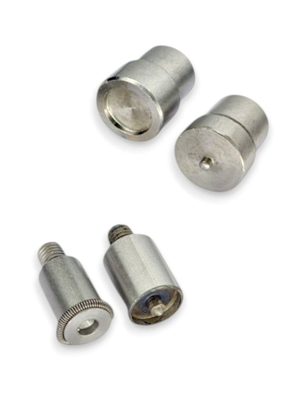 Press Stud Mould - Silver, 12 mm, 4-Piece Set - Image 2