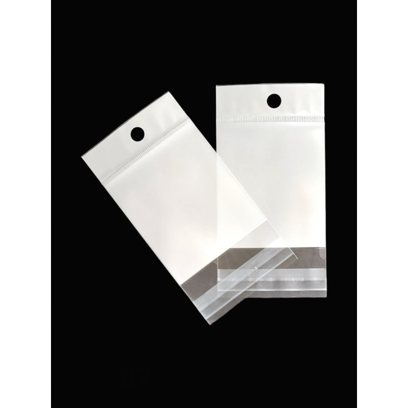 PVC BAG - WHITE ±6×12 Cm - Thickness 40 Microns ±100-Piece - Image 2