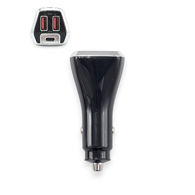 Yesplus Ys - 1214 - PD And Dual USB Ports, Fast Charger, Black - Image 2