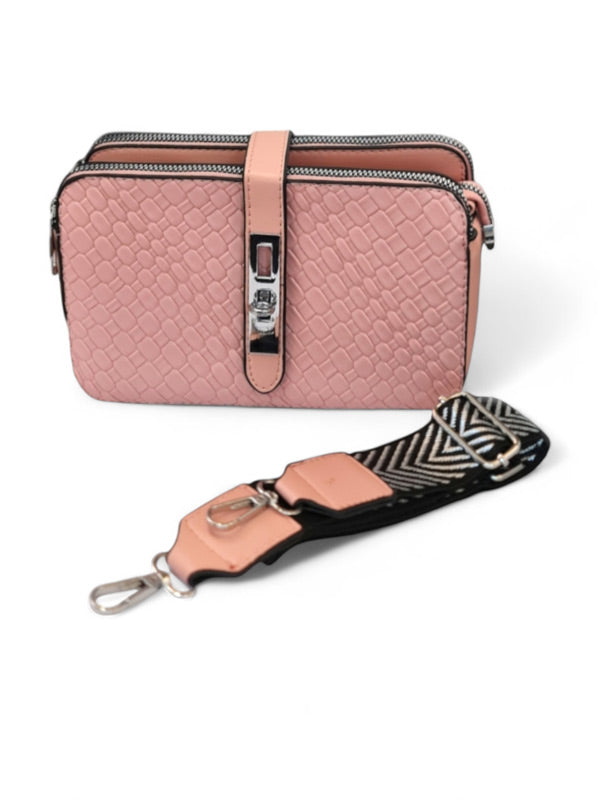 Ladies Bag - Pink ±13×21×7 cm - Image 2
